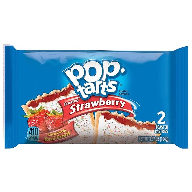 Pop-Tarts Frosted Strawberry 3.52 oz 6 Count Box wholesale candy/snack retail distribution