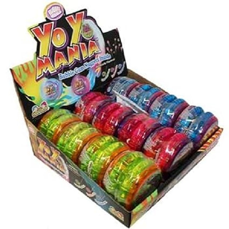 Yo-Yo Mania Bubble Gum Nuggets Pack of 12 wholesale candy/snack retail distribution
