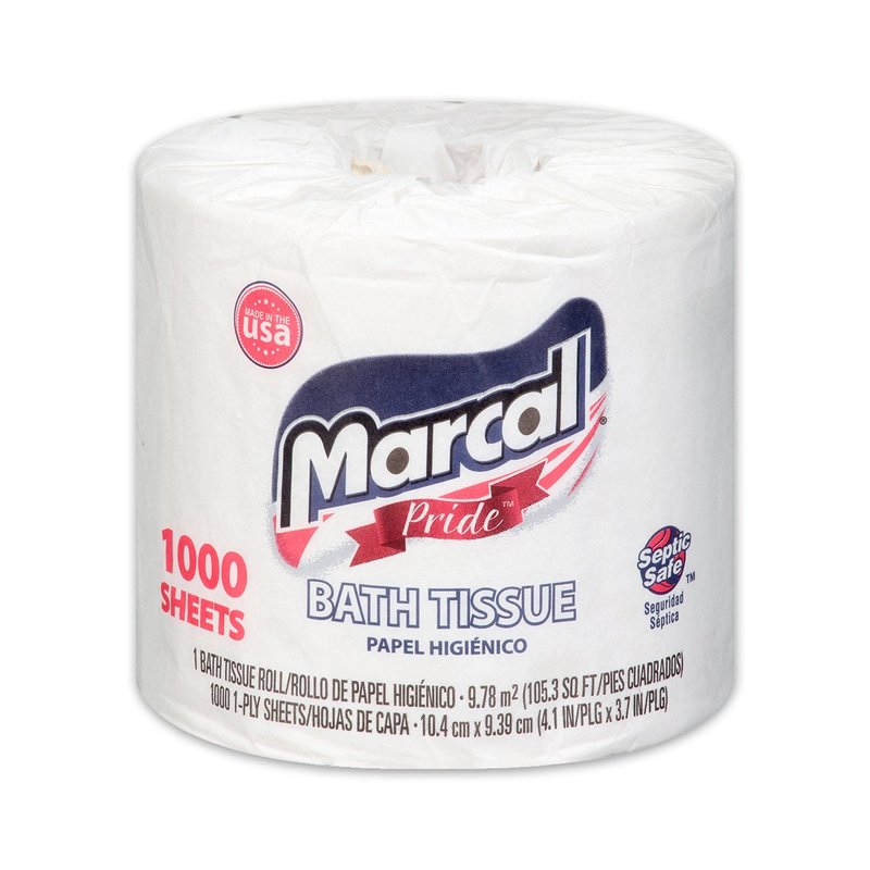 Marcal Pride Toilet Paper 20 Count 1000 Sheets Individually Wrapped wholesale household retail distribution