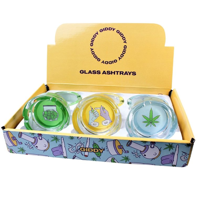 Southland Distribution Glass Ashtray 6 Count wholesale ashtray retail distribution