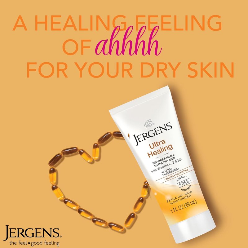Jergens Ultra Healing Lotion 1 oz travel size with vitamins C, E, and B5 wholesale jergens lotion 1oz each retail distribution