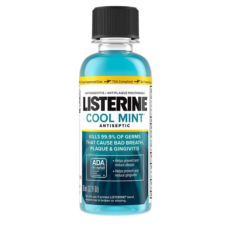 Listerine Cool Mint Antiseptic Mouthwash 3.2 oz wholesale health&beauty retail distribution