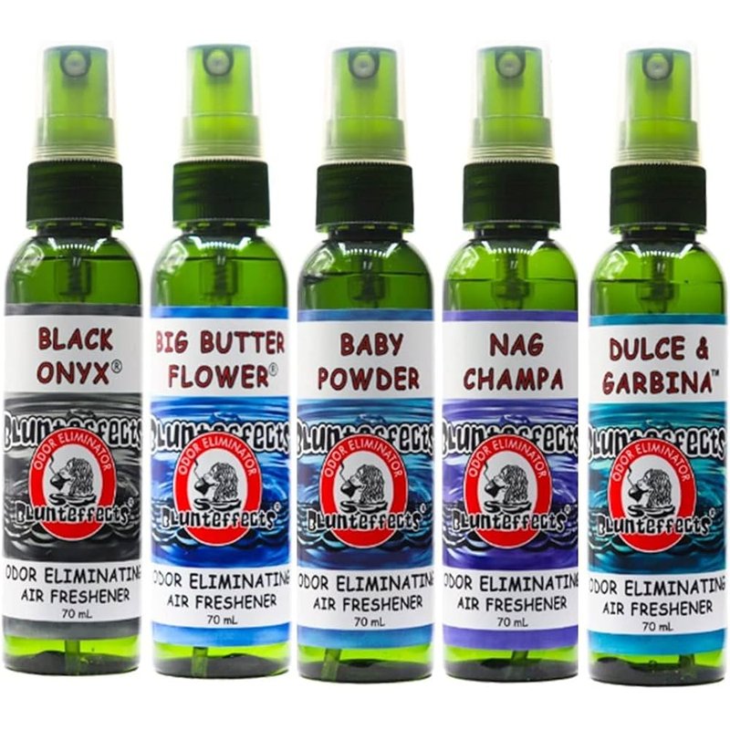 Blunt Effects Spray 18 Ct assorted premium air freshener scents wholesale household retail distribution