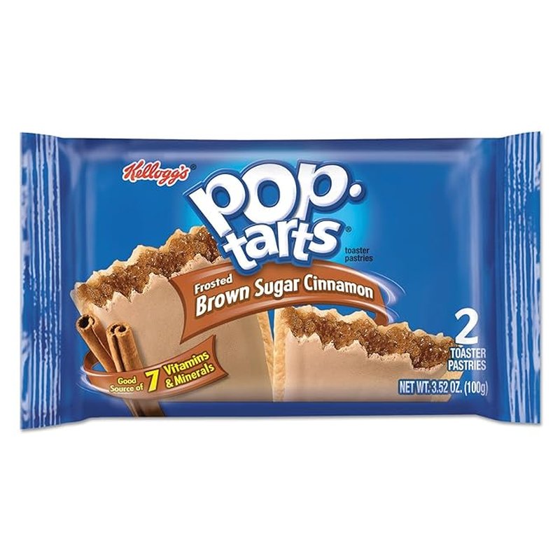 Pop Tarts Brown Sugar Cinnamon 3.52 oz / 6 ct wholesale candy/snack retail distribution