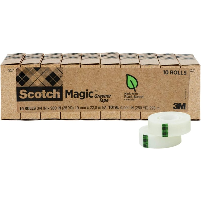 Scotch Magic Greener Tape 3M 12 Pack with Dispenser wholesale household retail distribution
