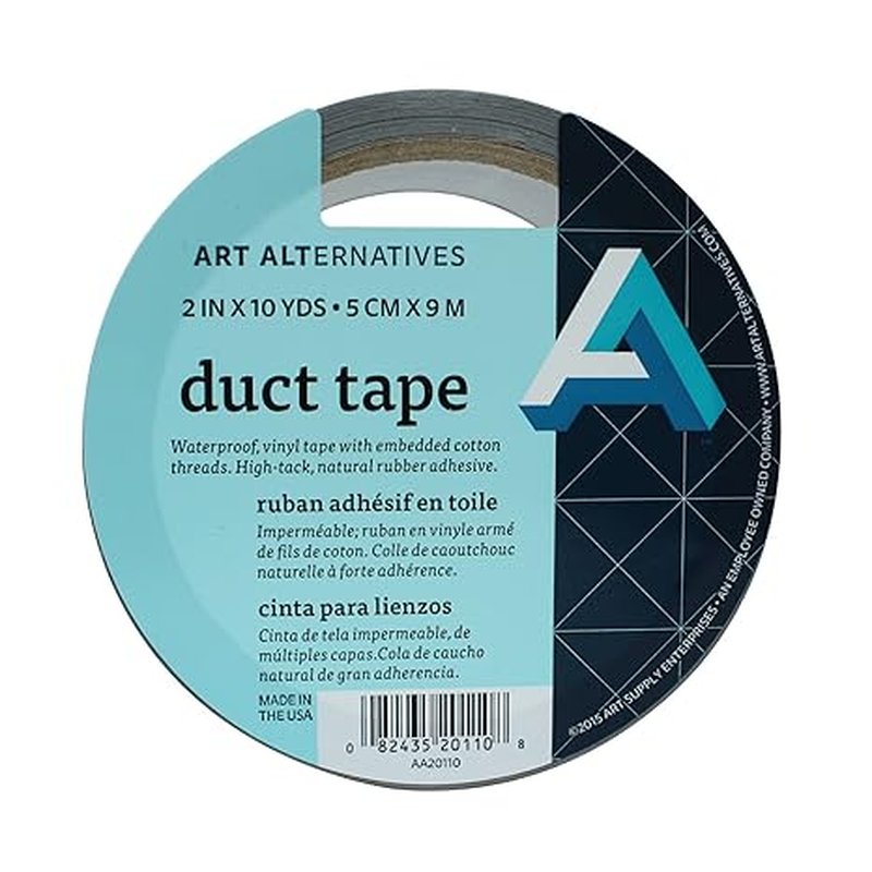 Silver Duct Tape 2 inches x 10 yards heavy-duty adhesive wholesale baby care retail distribution