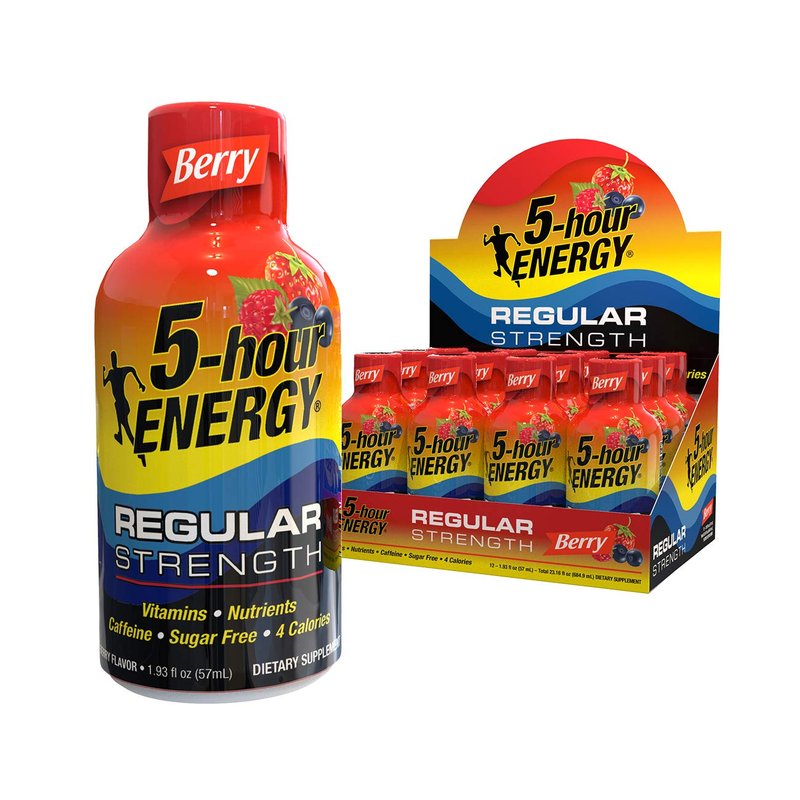 5-hour ENERGY Shot Regular Strength Berry flavor 1.93 Ounce wholesale health&beauty retail distribution