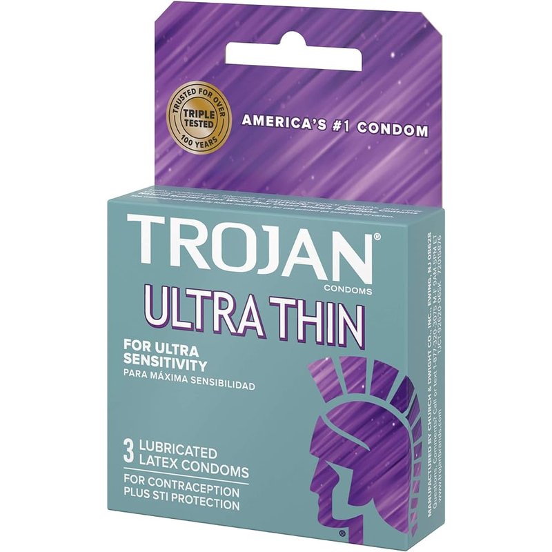 TROJAN Ultra Thin Condoms 3 Pack wholesale health&beauty retail distribution