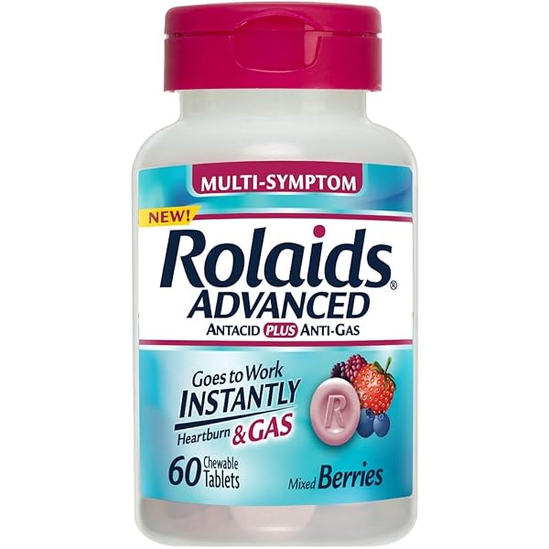 Rolaids Multi-Symptom Tablets Mixed Berry flavor 12 count wholesale health&beauty retail distribution