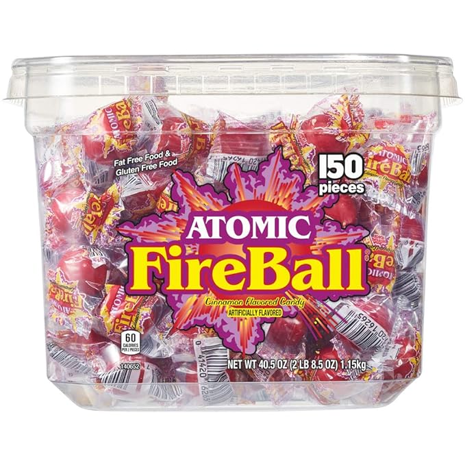 ATOMIC FIREBALL TUB 40.5 OZ / 150 CT