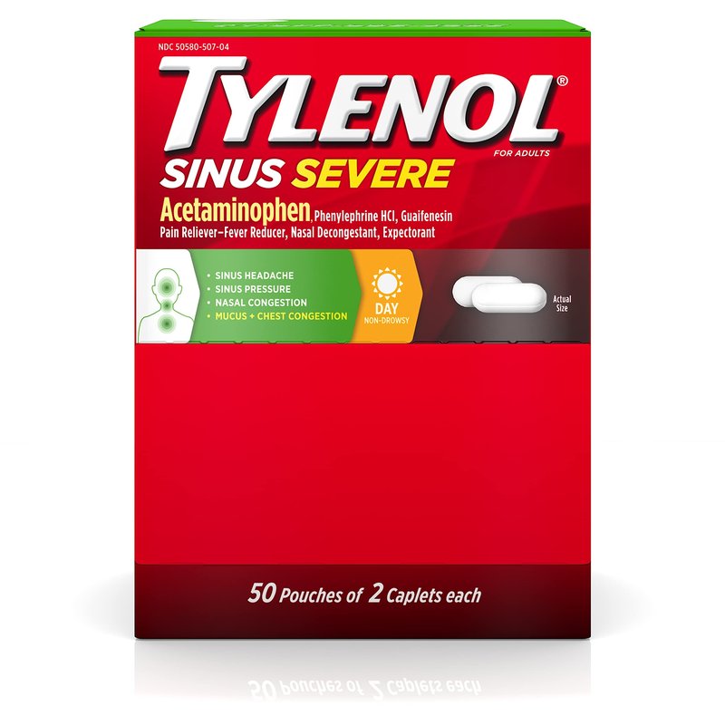 Tylenol Sinus Caplets 50 Count wholesale health&beauty retail distribution