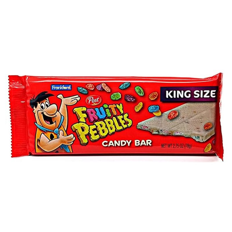 Fruity Pebbles White Chocolate King Size bars 18 count wholesale candy/snack retail distribution