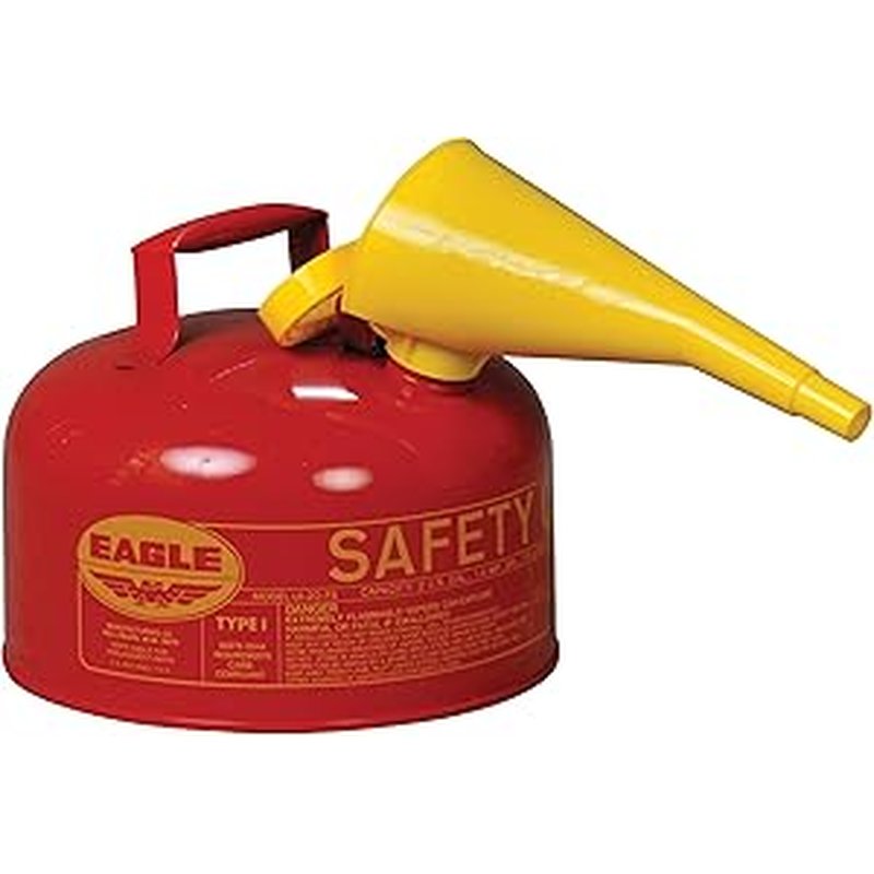 Eagle 2 Gallon Type I Red Safety Gas Can with flame arrester and spill-proof spout wholesale gas can retail distribution