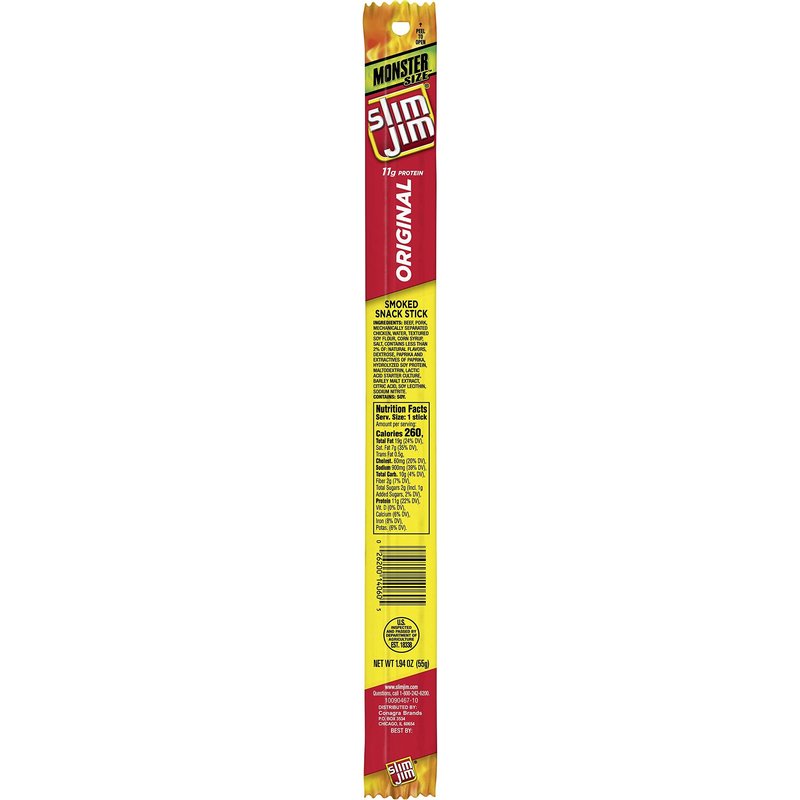 SJ Monster Chile Limón Snack 1.94 oz 18 count wholesale candy/snack retail distribution