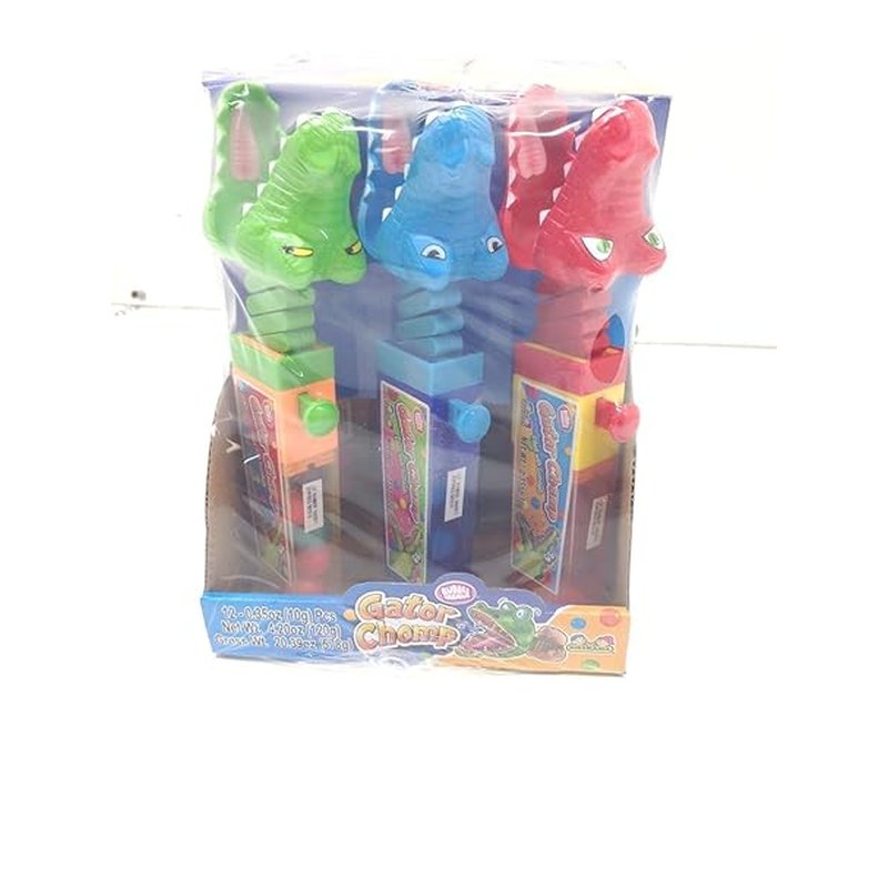 Gator Chomp gummy candy 12 count wholesale candy/snack retail distribution