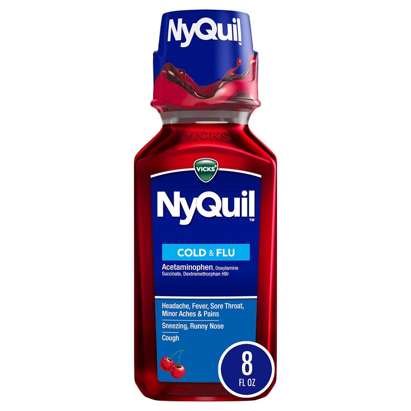 Vicks NyQuil Kids Cold & Flu Cherry 8 oz liquid medicine wholesale health&beauty retail distribution
