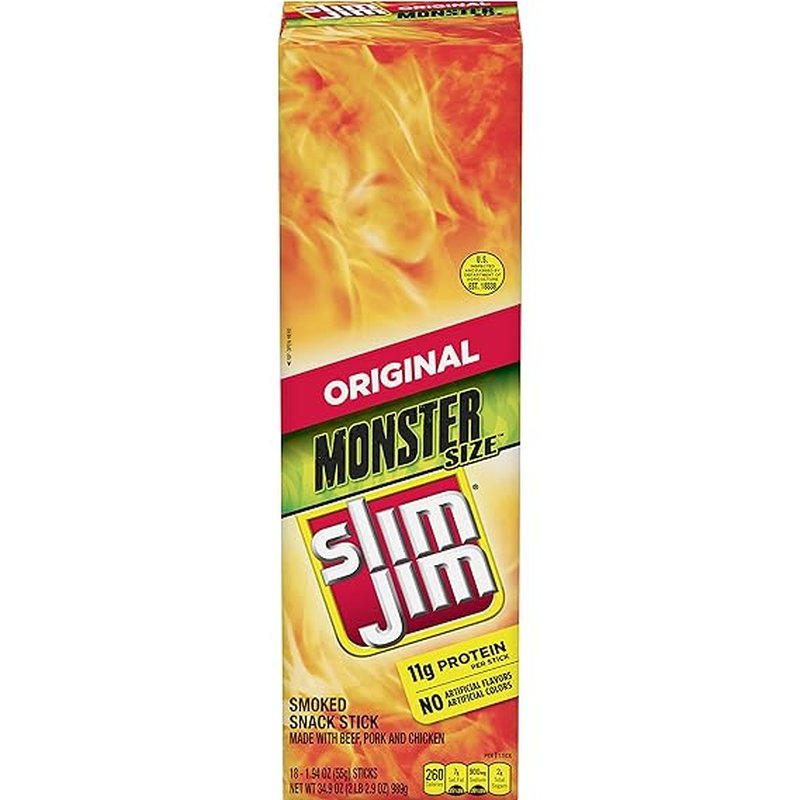 SJ Monster Original Snack 1.94 oz 18 count wholesale candy/snack retail distribution