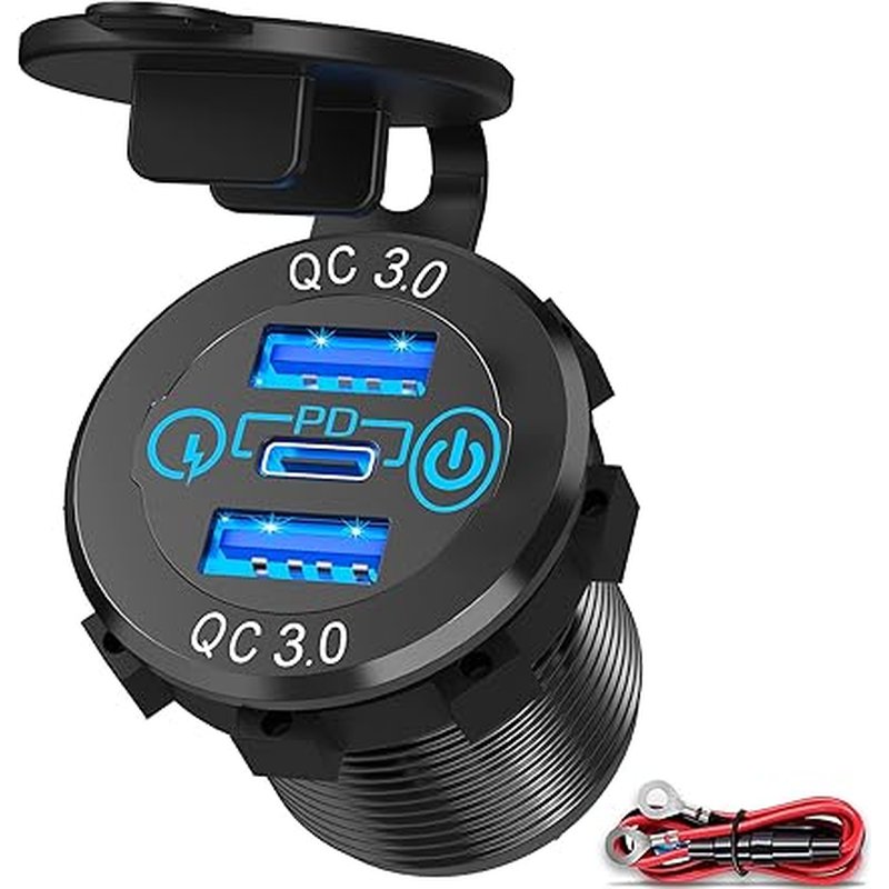 Southland USB C Car Charger Socket 56W fast charging aluminum wholesale other retail distribution