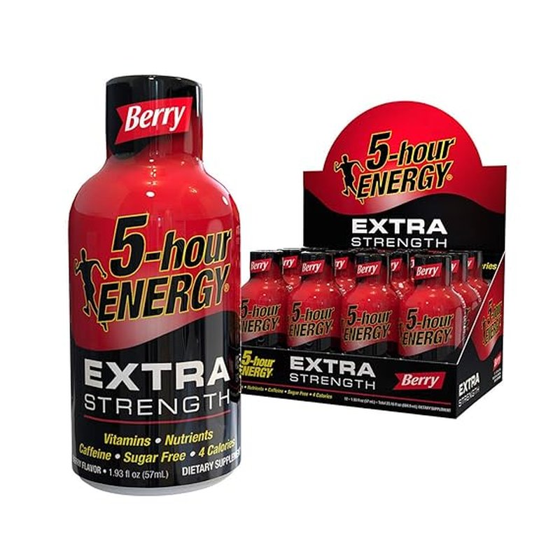 5-Hour ENERGY Shot Extra Strength Berry 1.93 Oz wholesale energy shot retail distribution