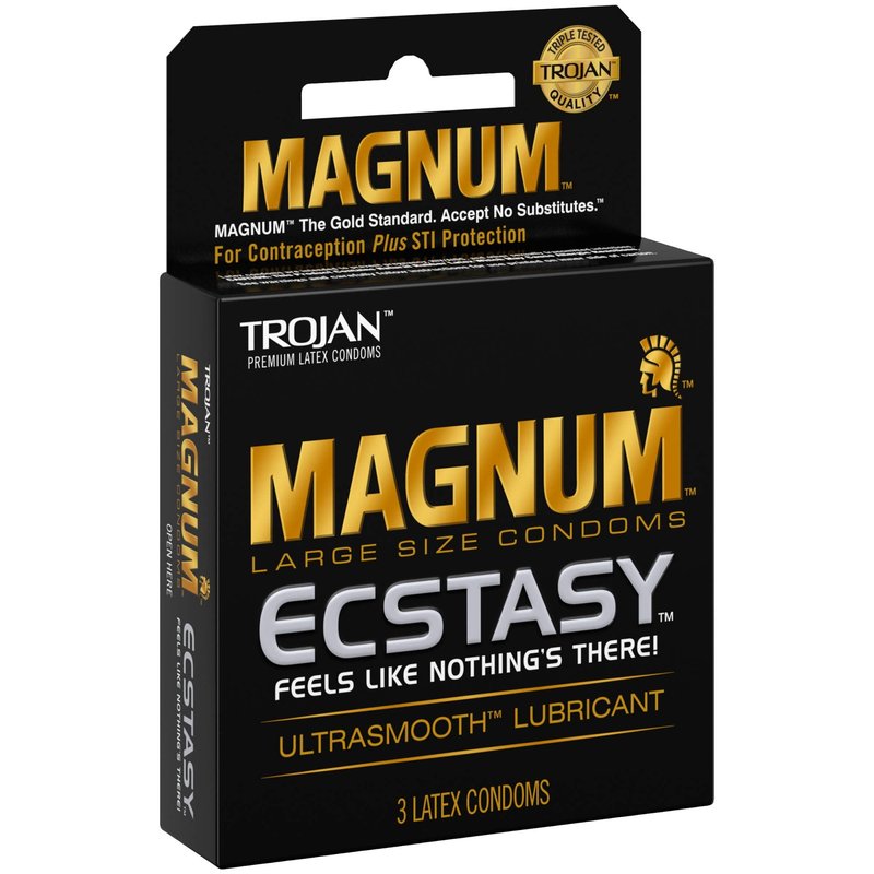 Trojan Magnum Ecstasy condoms 3 pack wholesale health&beauty retail distribution
