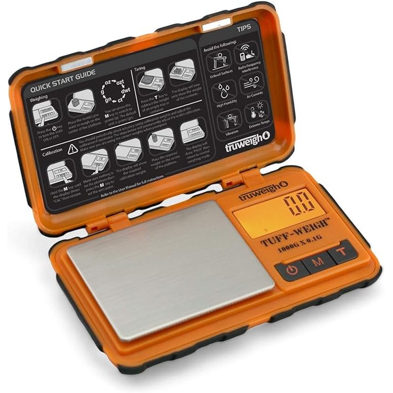 TUFF-WEIGH Digital Mini Scale 1000g x 0.1g durable pocket scale wholesale wm scale lux 1000 (0.1gm)each retail distribution