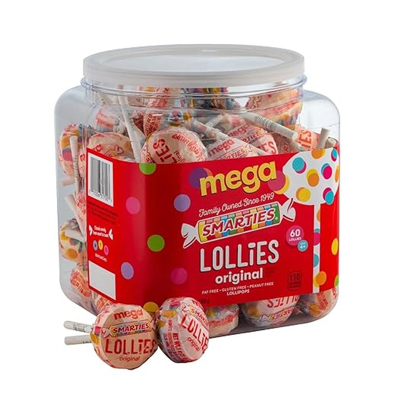 Smarties Lollies Pops 120 Count wholesale candy/snack retail distribution