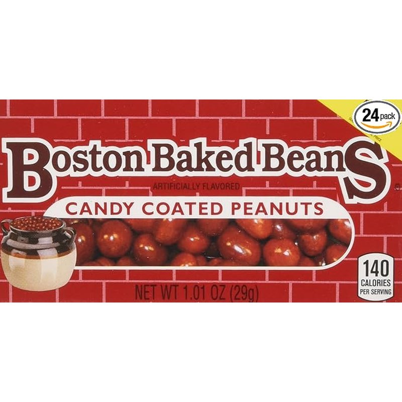 Ferrara Boston Baked Beans Candy 24 Count wholesale candy/snack retail distribution