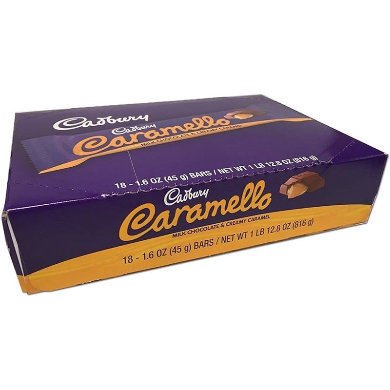 Cadbury Caramello 18 Count wholesale candy/snack retail distribution