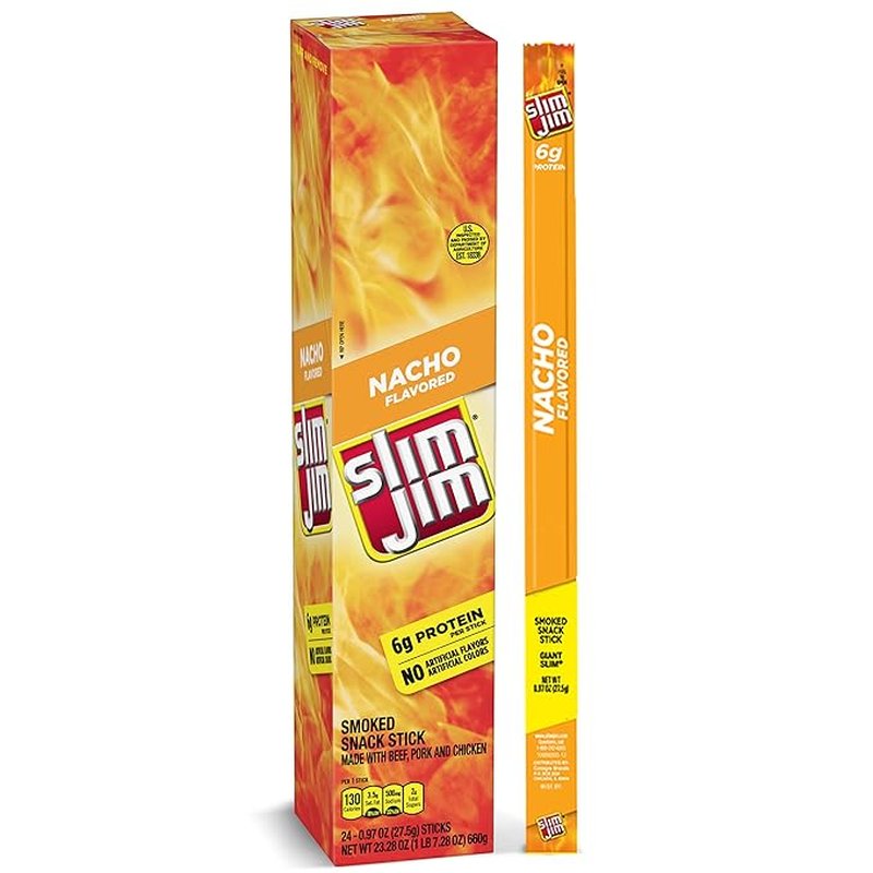 SJ Giant Nacho Snack 0.97 Oz, 24 Count Pack wholesale candy/snack retail distribution