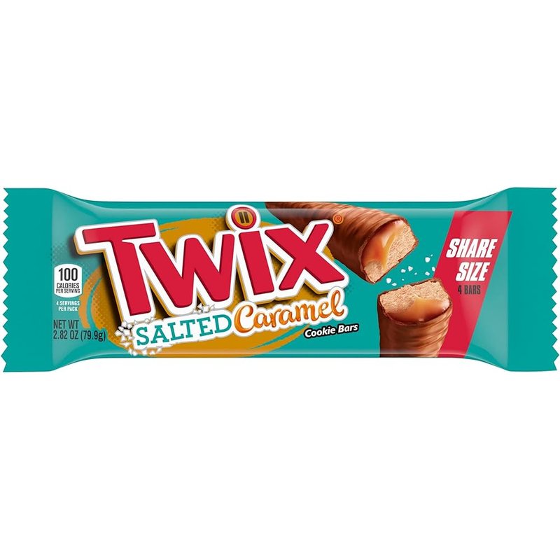 Mars Twix Salted Caramel Bars 20 Ct wholesale candy/snack retail distribution