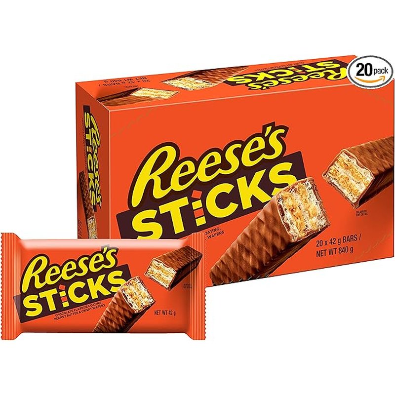 Hershey's Reese's Sticks 20 Count wholesale candy/snack retail distribution