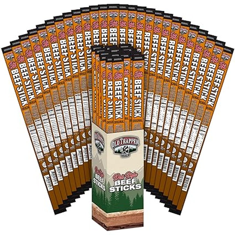 Old Trapper Original Beef Sticks 1.75 oz 26 Count wholesale candy/snack retail distribution