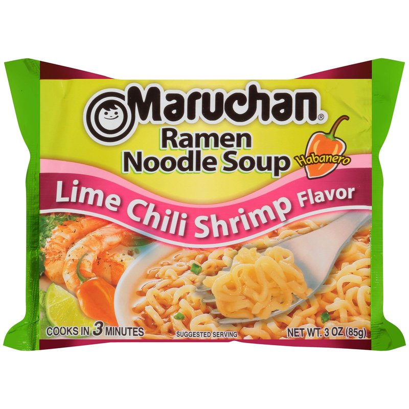 Maruchan Lime Chili Shrimp Ramen 2.25 oz wholesale grocery retail distribution
