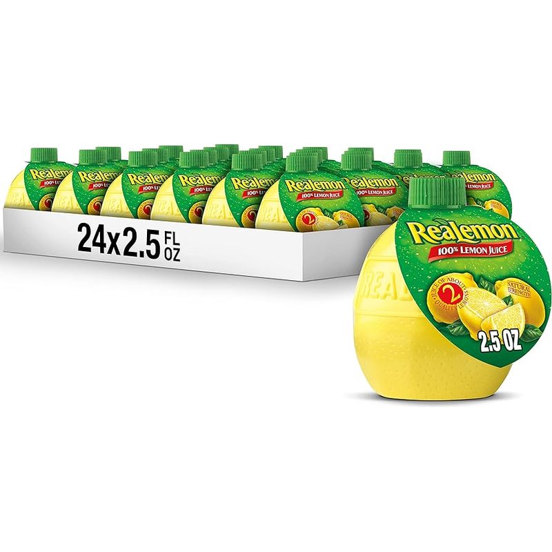 ReaLemon 100% Real Lemon Juice 2.5 fl oz squeeze bottle wholesale grocery retail distribution