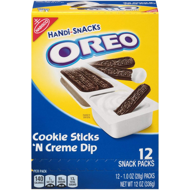 Oreo Handi-Snacks Cookie Sticks with Creme Dip 1 oz wholesale candy/snack retail distribution