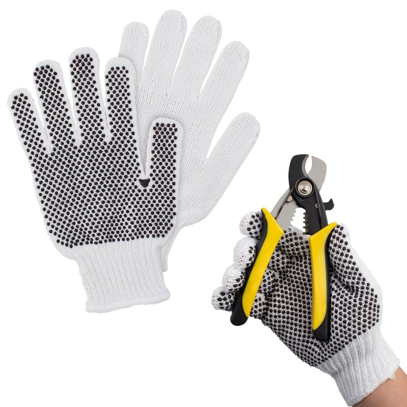 Southland Distribution White Dotted Work Gloves 12 Pairs wholesale household retail distribution