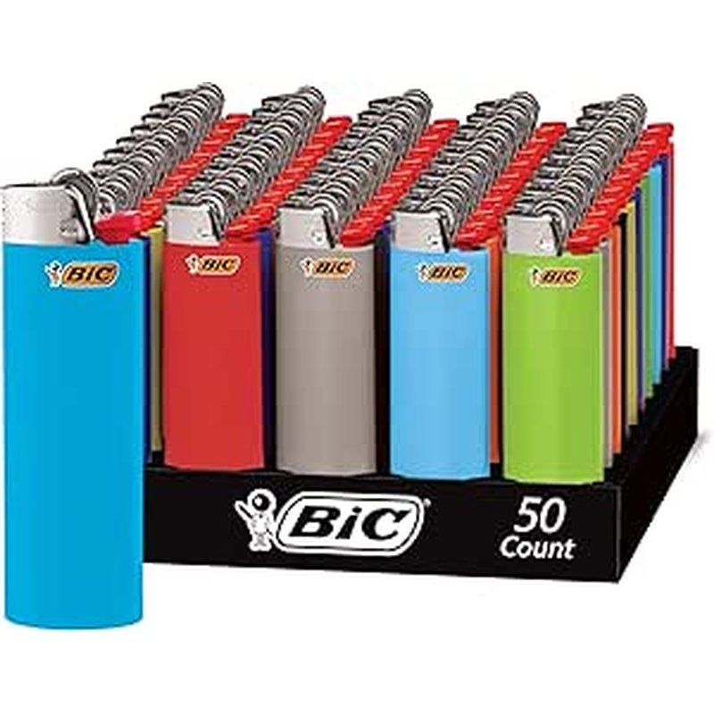 Bic California Lighter 50CT colorful designs wholesale lighters retail distribution