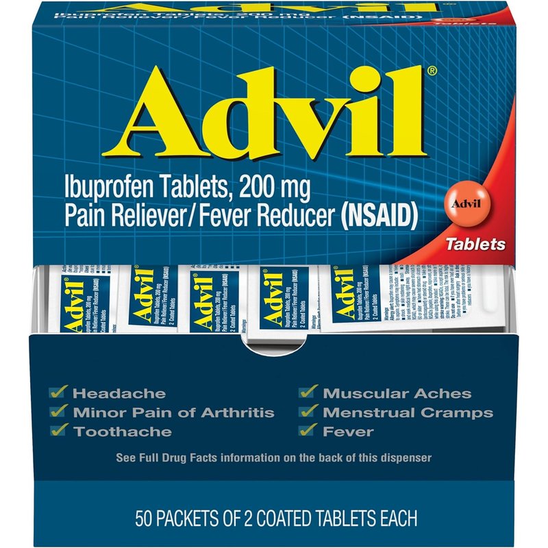 Advil Regular Blister Packs 2 x 6 Count wholesale pain relief retail distribution