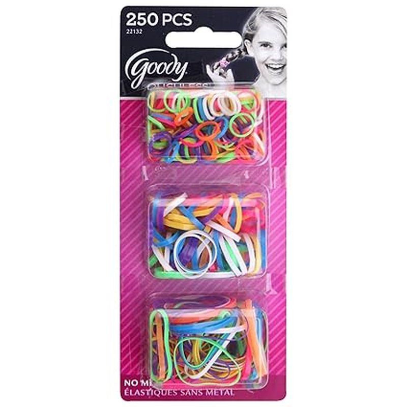 Goody Ouchless Polybands Elastics 250 ct wholesale sel rubber ponytail 250ct blis retail distribution