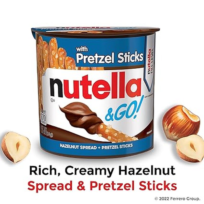 Nutella & Go Pretzel 1.9 oz pack wholesale candy/snack retail distribution