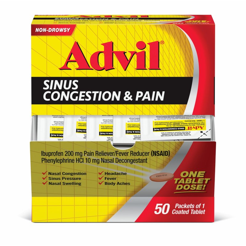 Advil Sinus Congestion & Pain 25 Ct wholesale health&beauty retail distribution