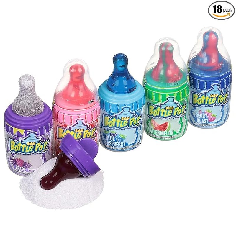Baby Bottle Pop Candy 18 Count wholesale candy/snack retail distribution