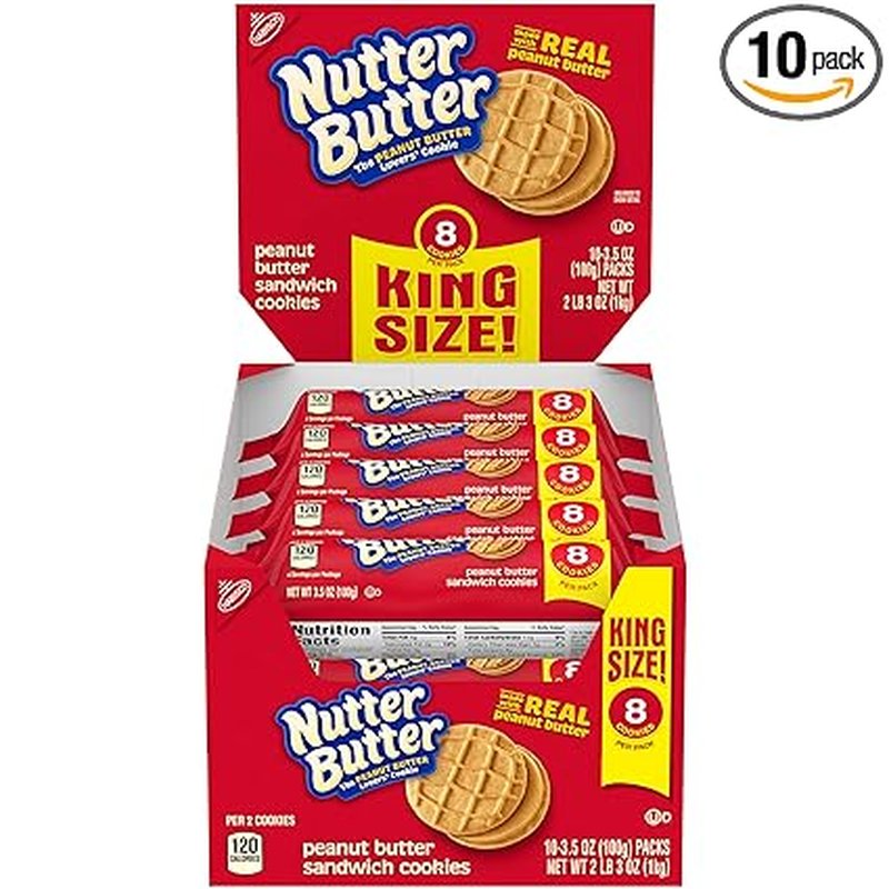 NBC Nutter Butter Cookies 3.5 Oz / 10 Count wholesale candy/snack retail distribution