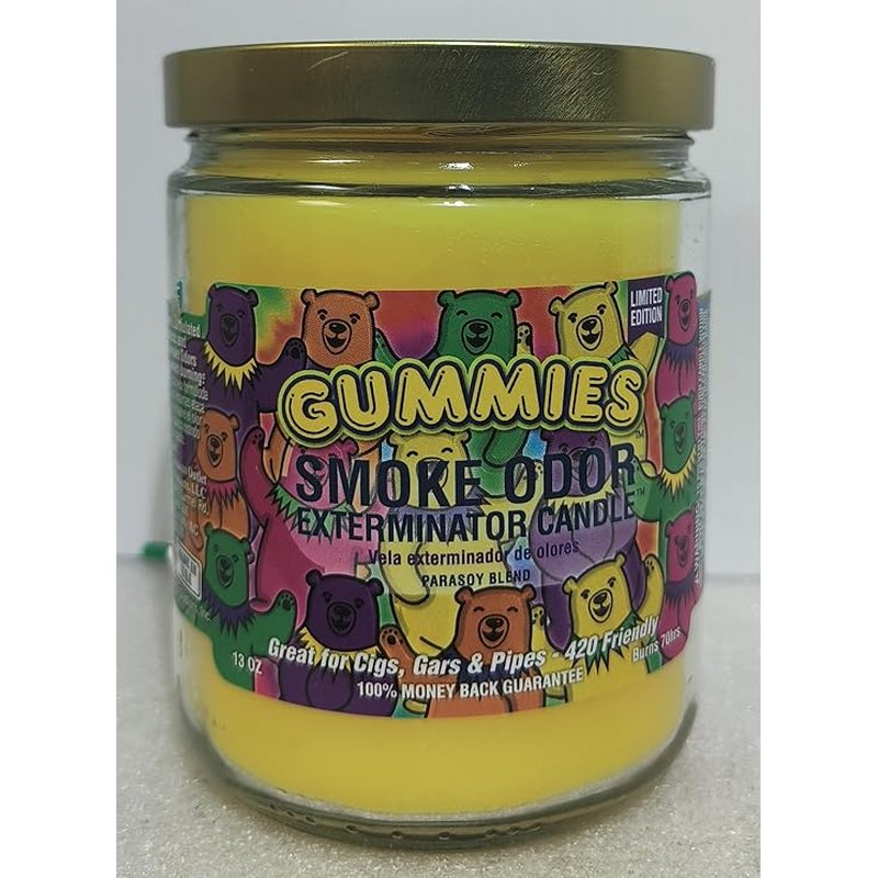 Smoke Odor Exterminator Candle Gummies scent 13 oz wholesale household retail distribution