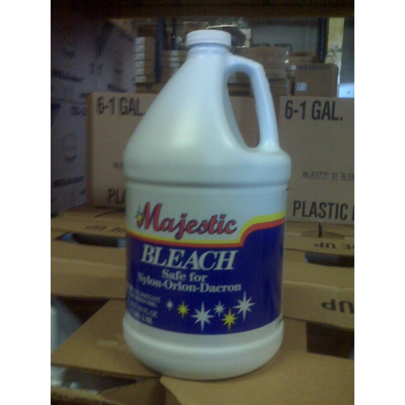 Majestic Regular Scent Bleach Heavy-Duty Stain Remover 1 Gallon 6 Pack wholesale household retail distribution