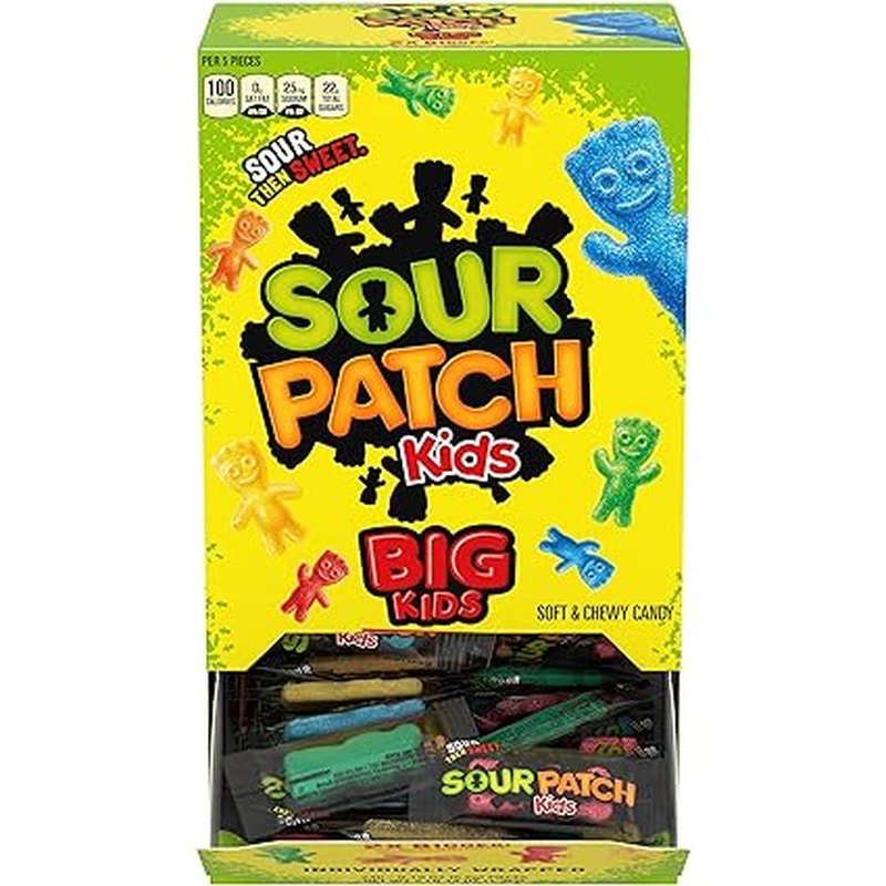 Sour Patch Kids Candy 24 Count wholesale candy/snack retail distribution