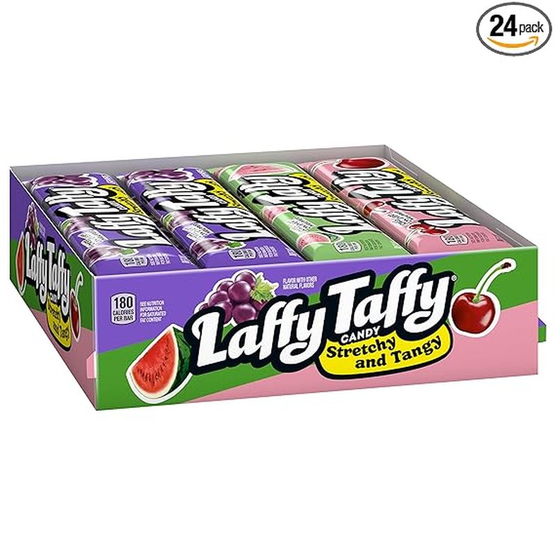 Laffy Taffy Variety Box 1.5 Oz with assorted flavors wholesale candy/snack retail distribution