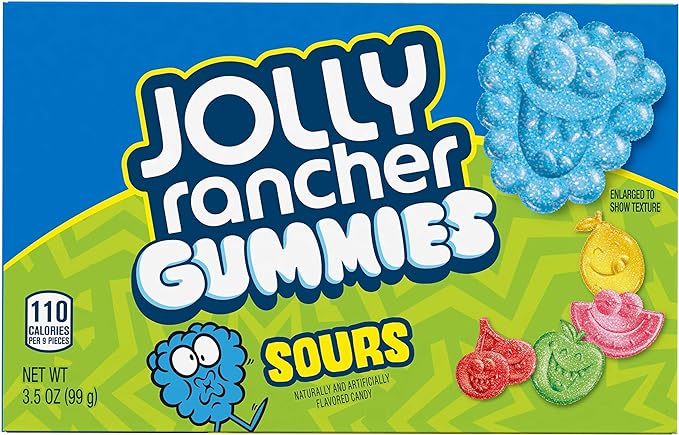 Jol Ranch Gummies Sours Box 11 Ct