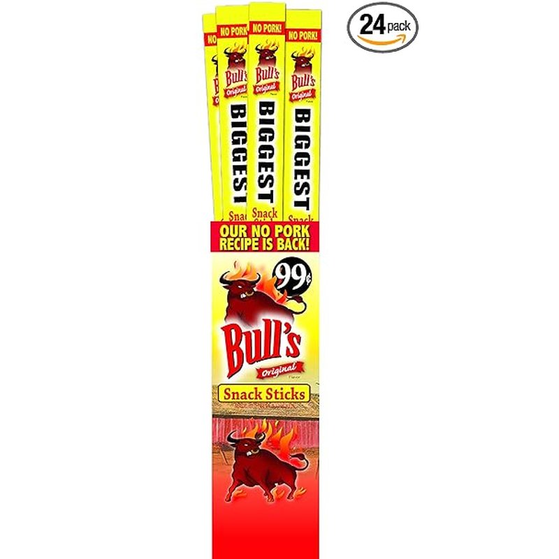 Bulls Snak Biggest Sticks 24 Pack wholesale candy/snack retail distribution
