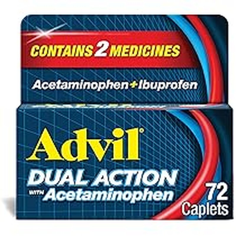 Advil Dual Action Coated Caplets 250 Mg Ibuprofen 500 Mg Acetaminophen wholesale health&beauty retail distribution